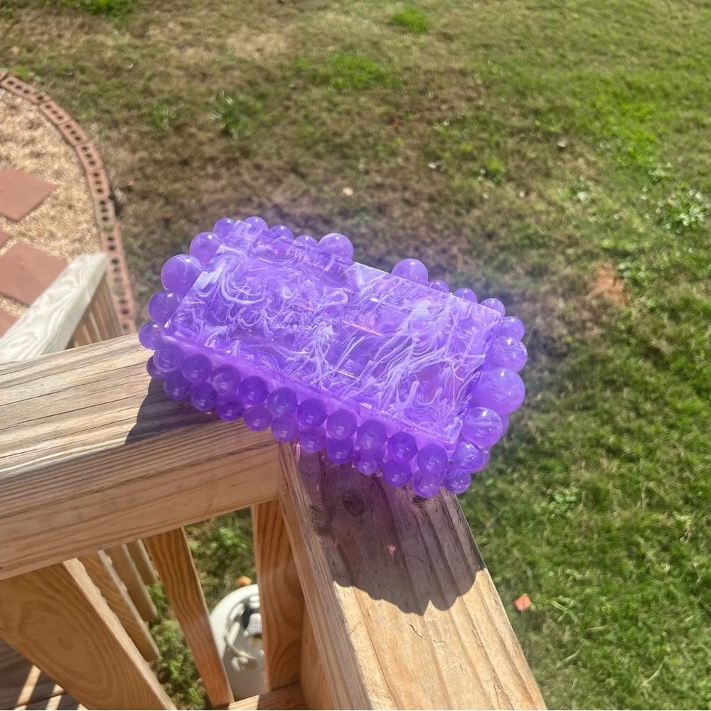 Cult Gaia Purple Clutch - Picture 6 of 9